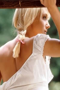 busty blonde playboy playmate sara jean underwood nude videos and pics; sara looks fine from behind